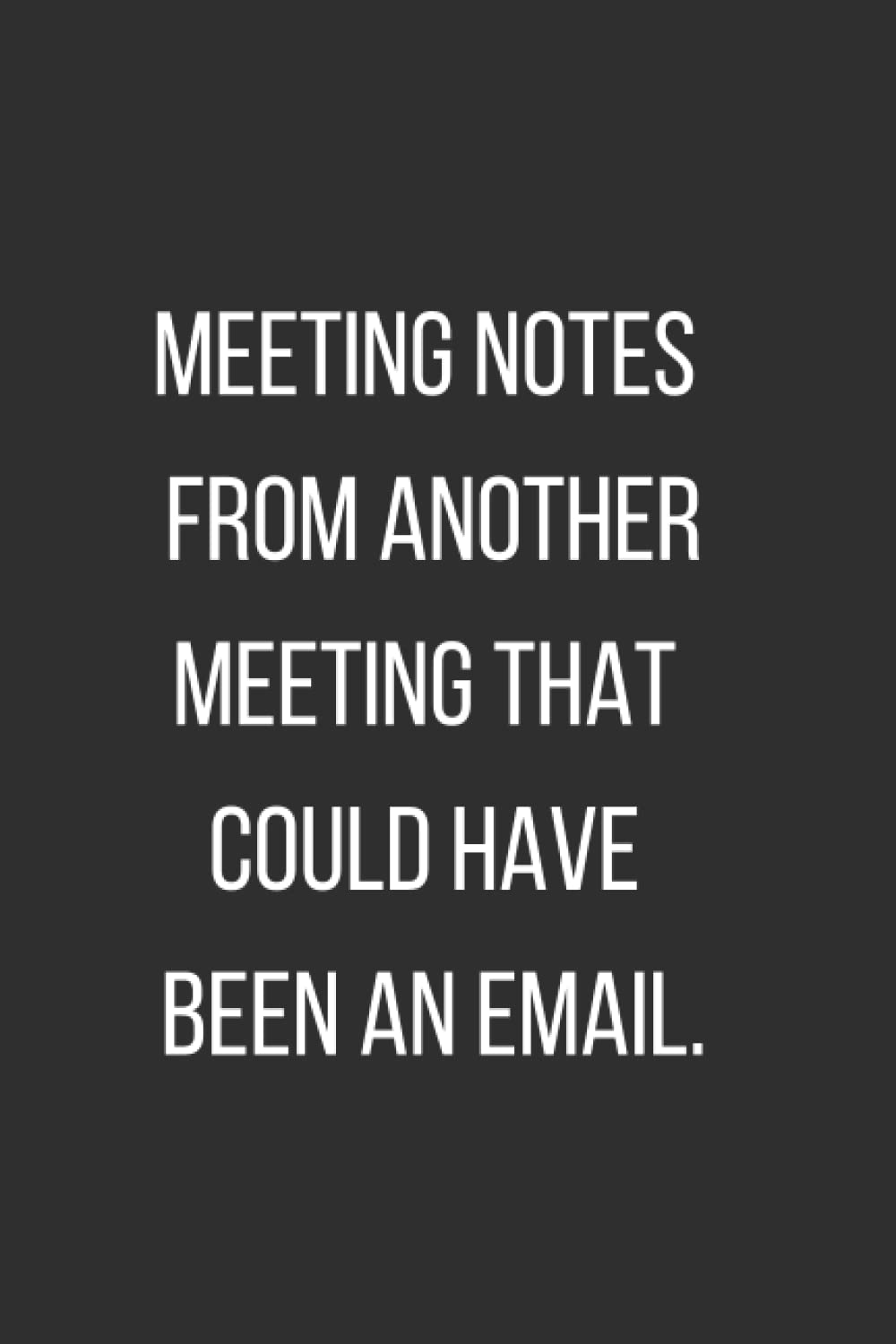 Meeting Notes From Another Meeting That Could Have Been an Email.: Lined Notebook baixar livro de graça