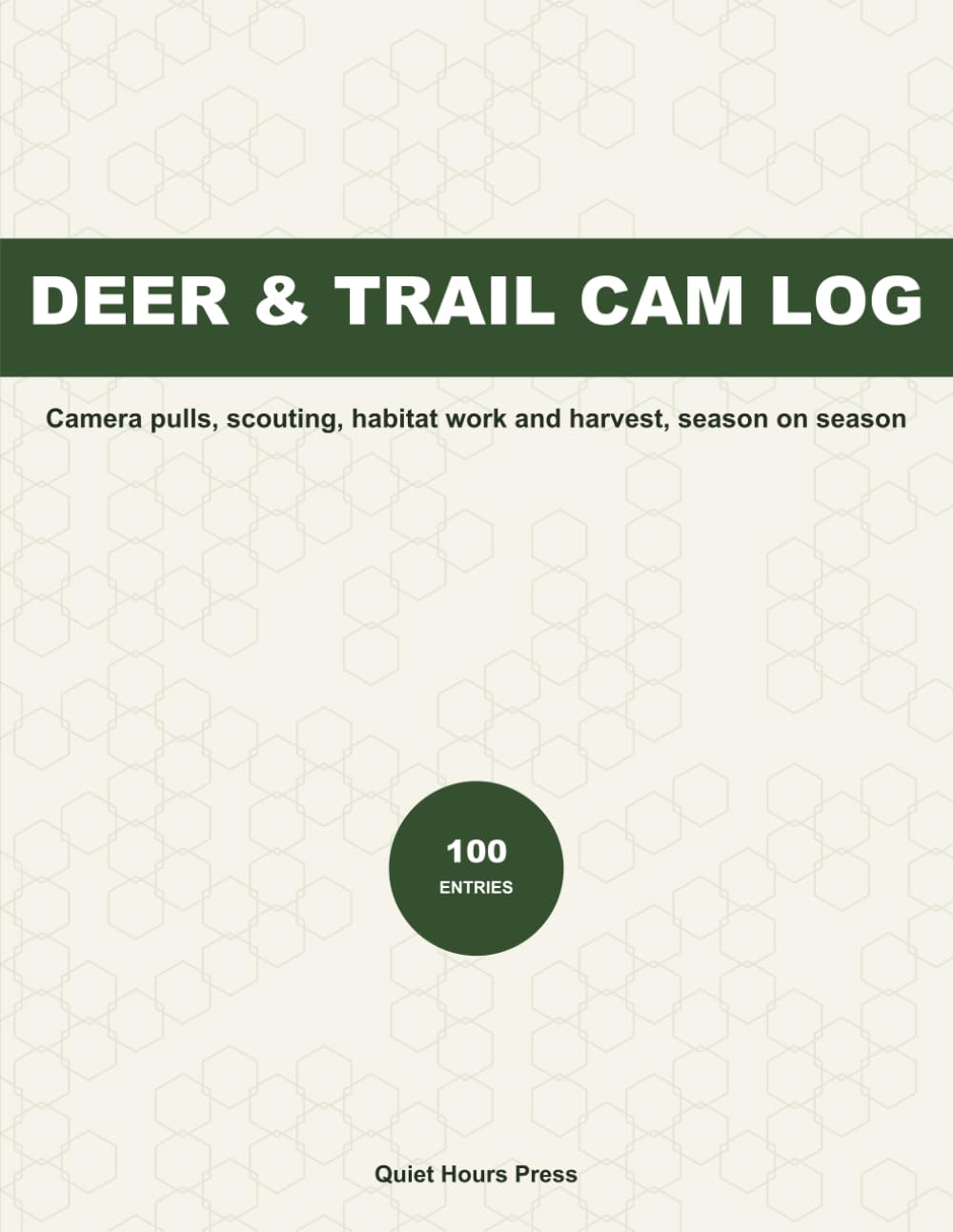 capítulo por capítulo baixar Deer Hunting Property Log: Trail Camera, Scouting and Habitat Record Book for Whitetail Land Management: Camera Card Pulls, Sightings, Wind and... Stand Sits and Harvest Records in One Book