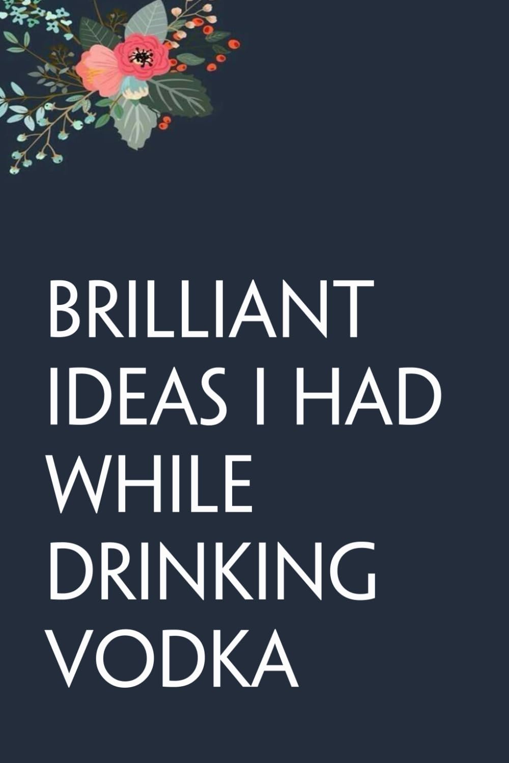 Brilliant Ideas I Had While Drinking Vodka: Funny Gag Gift Notebook for co-workers, employees, school, office, meeting, friends, familly (100 pages -6"x9") baixar livro de graça