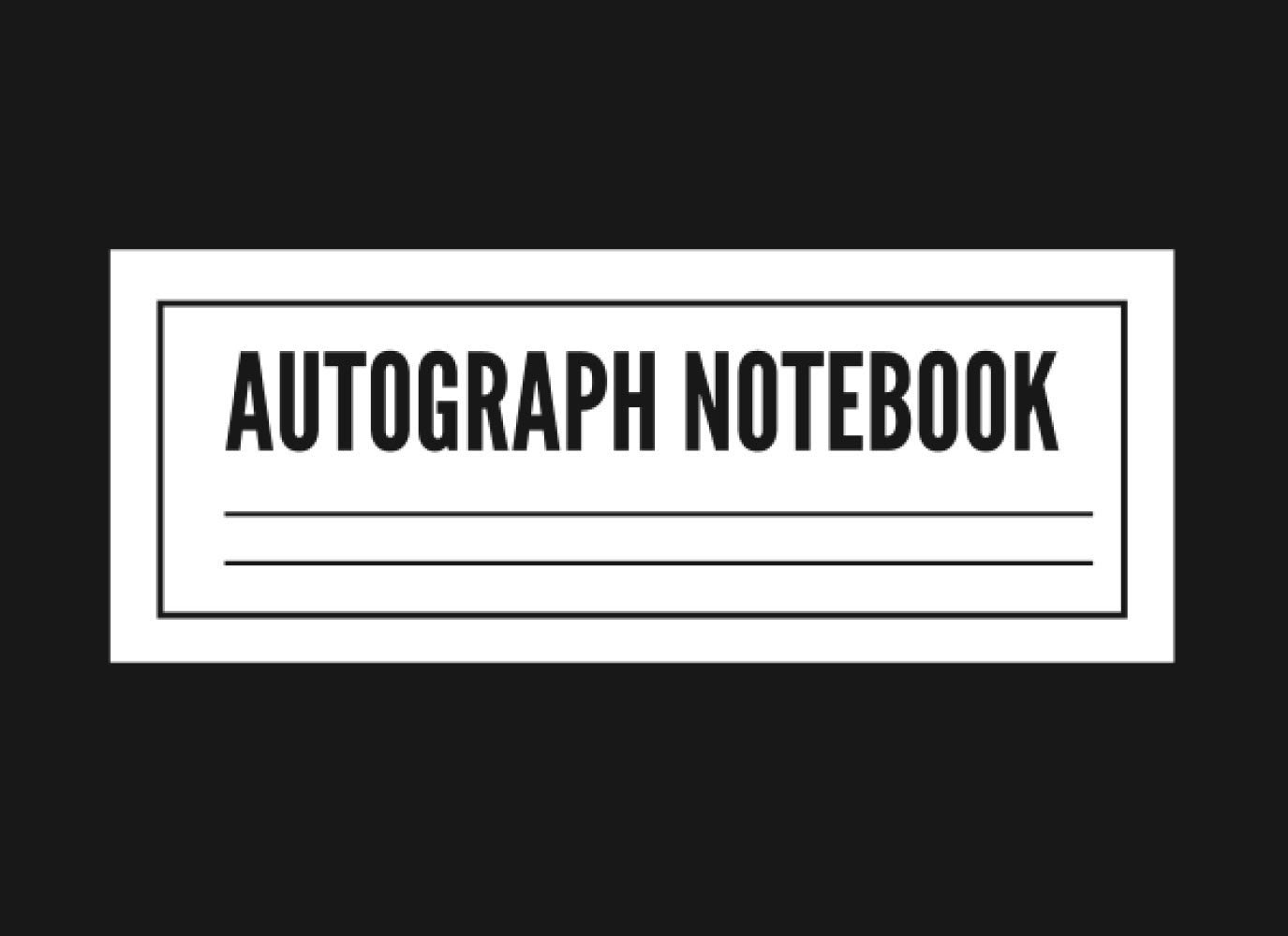 Autograph Notebook: Keepsake Sign In Book with Personal Message and Autograph baixar o livro de graça