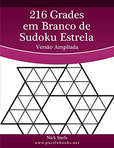 216 Grades em Branco de Sudoku Estrela Versão Ampliada