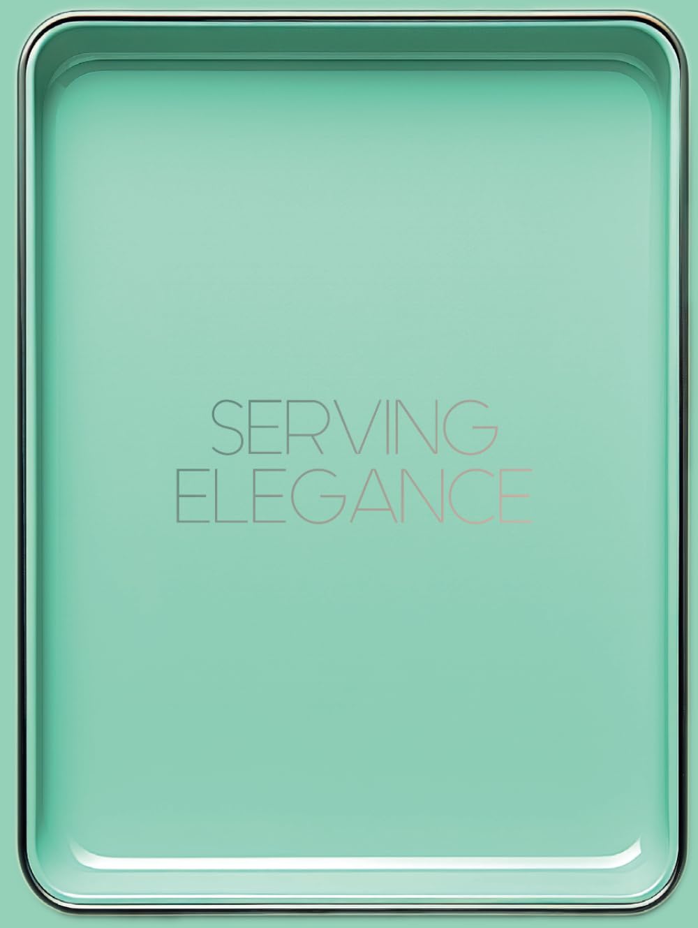 capítulo por capítulo baixar Serving Elegance: An Oversized Decorative Coffee Table Book for Elevating Your Living Room Aesthetic and Inspiring Your Home Decor, Light Mint Blue Sophistication