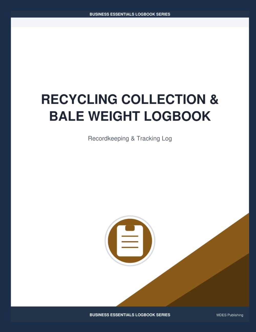 capítulo por capítulo baixar Recycling Collection & Bale Weight Logbook: Recordkeeping & Tracking Log