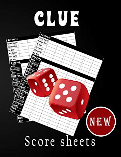 Clue Score Sheets: a score record keeper for the clue board game baixar o livro de graça