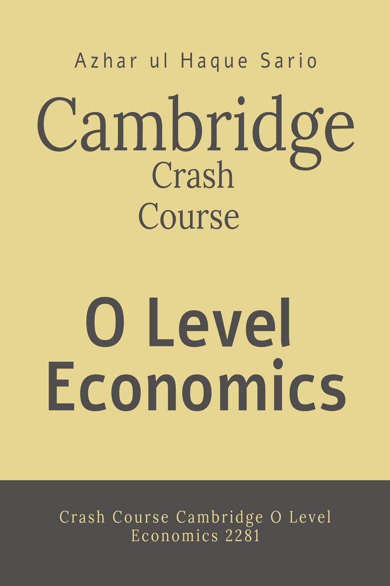 ler totalmente Crash Course Cambridge O Level Economics 2281 (English Edition)