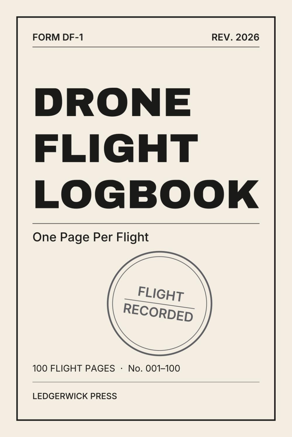ler totalmente Drone Flight Logbook