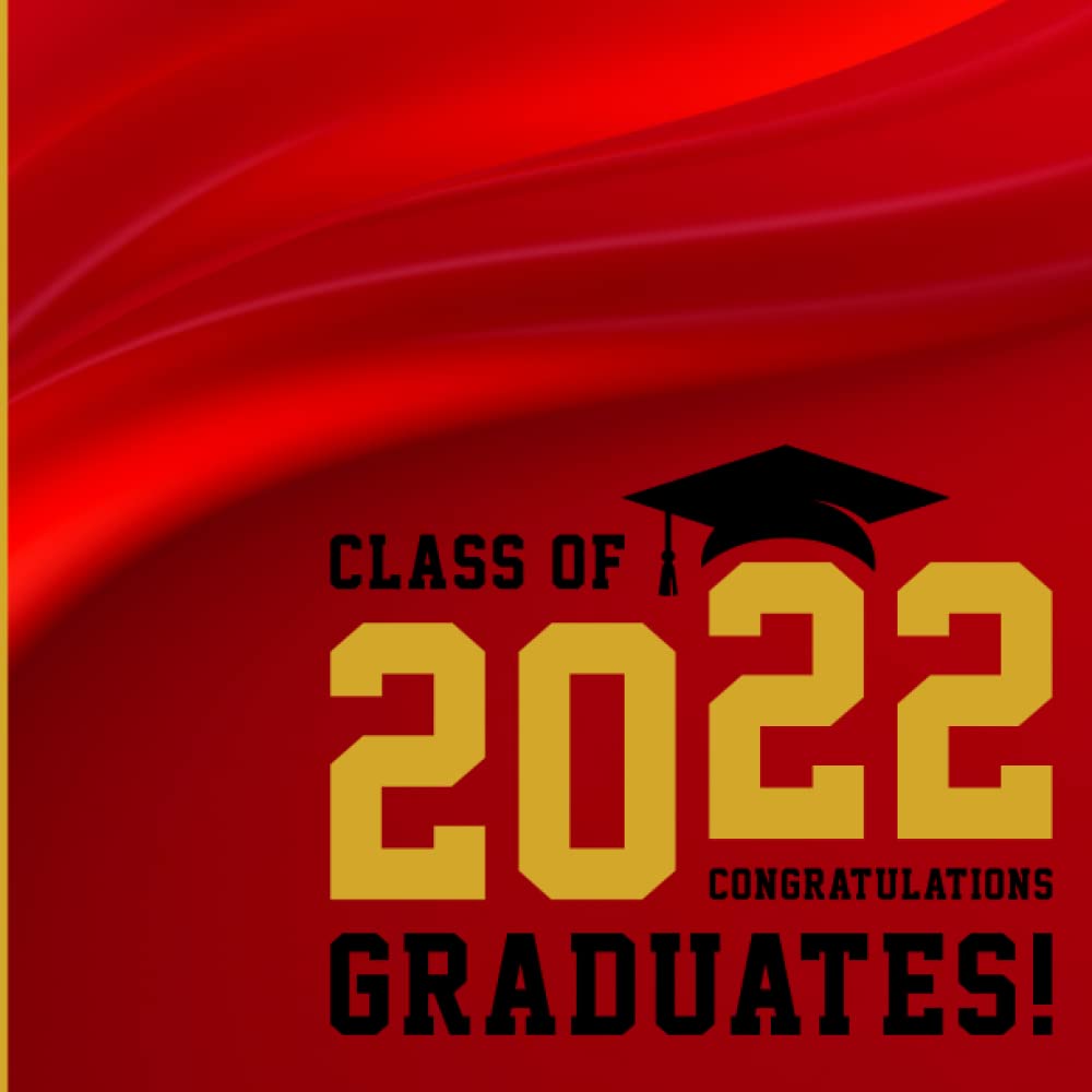 Graduation Guest Book: Red and Black Class of 2022 Guest Book: Graduation Notebook for Signing, Graduation Signing Book for High School Graduation,... for creating memories and for gift giving. baixar o livro de graça