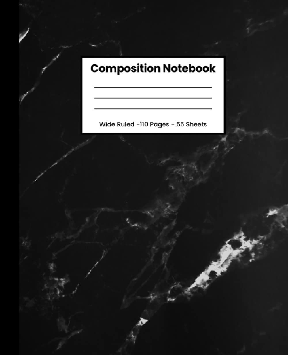 Black & White Marbled Composition Notebooks: Wide Ruled Notebook for School, Notebook for Kids, Teens, and Adults, 110 Pages 7.5X9.25 Inches baixar o livro de graça