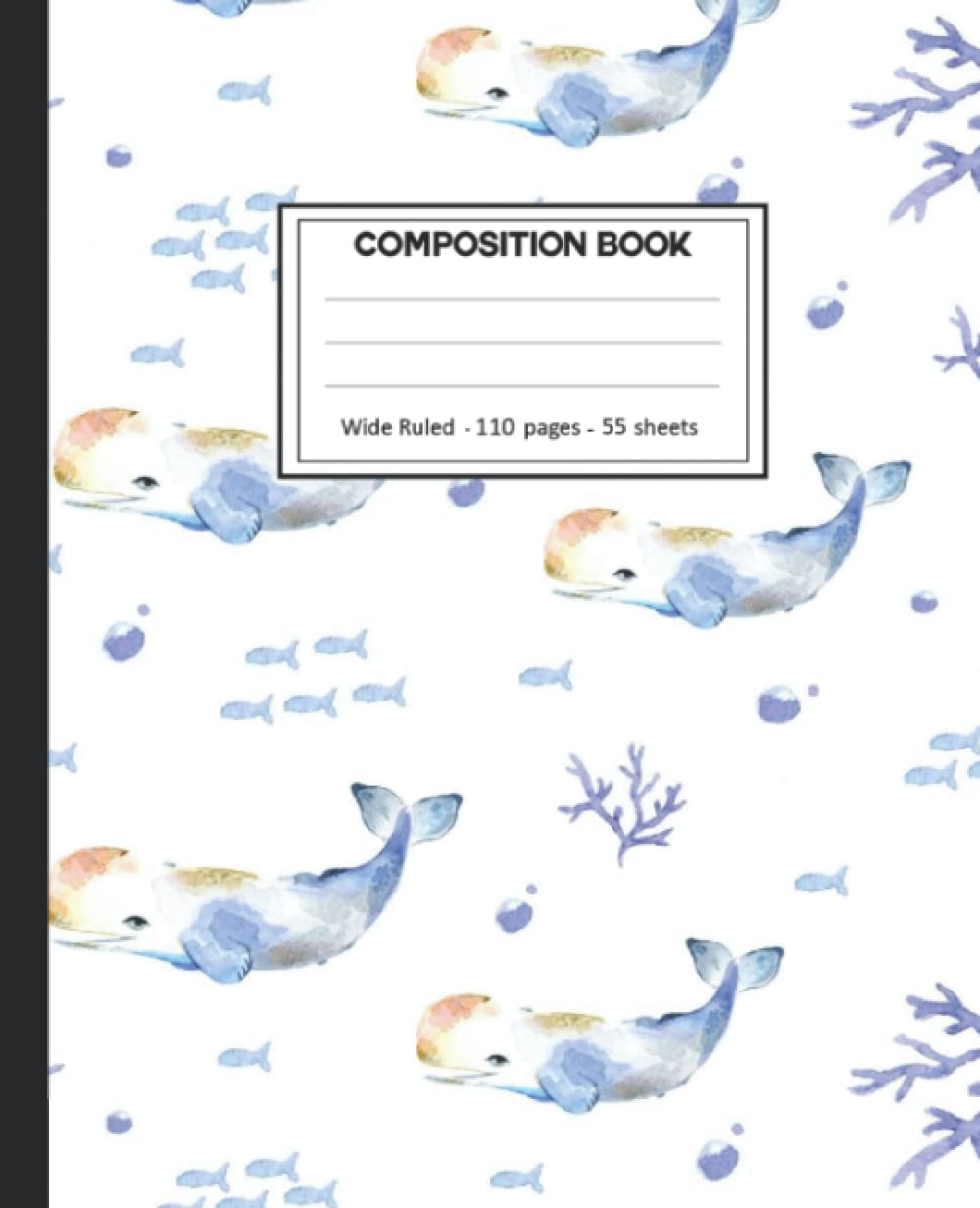 Composition Notebook: College Ruled: 110+ Lined Pages Writing Journal: Beluga whale on White. baixar o livro de graça