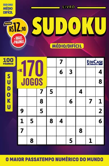Livro Sudoku ed.41 - 100 págs. - Médio/Difícil: O maior passatempo numérico do mundo baixar o livro de graça
