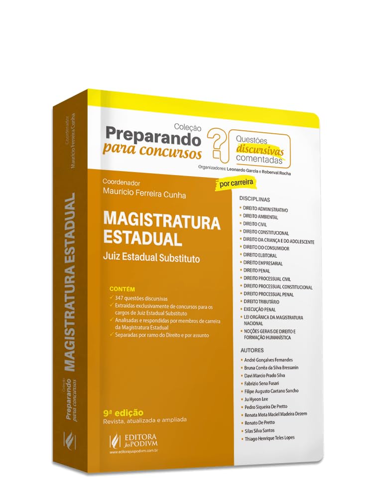 capítulo por capítulo baixar Preparando para Concursos - Questões Discursivas Comentadas - Magistratura Estadual (2026)