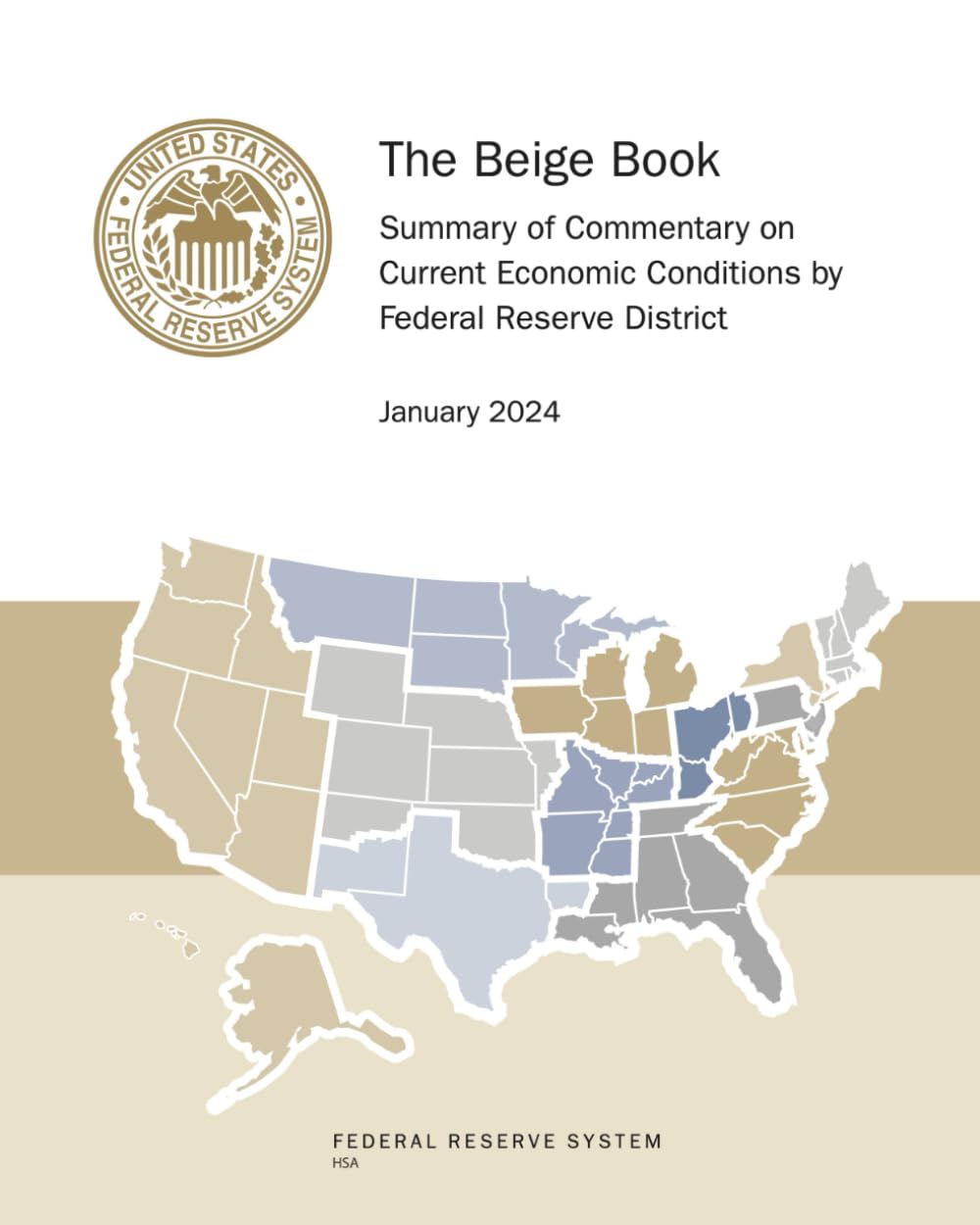 The Fed Beige Book 2024: Summary of Commentary on Current Economic Conditions by Federal Reserve District baixar livro de graça