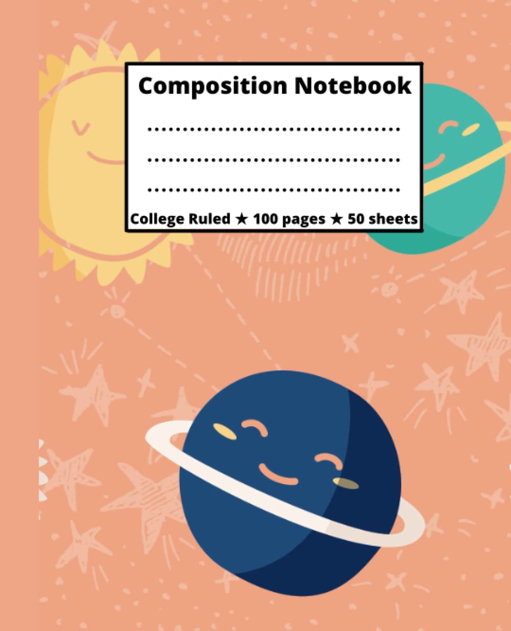 ler totalmente Composition Notebook: Galaxy Composition Notebook. Perfect As Note Books Or Exercise Books For School, Students, Kindergarten or Adults, 100 Pages Size 7,5 X 9,25
