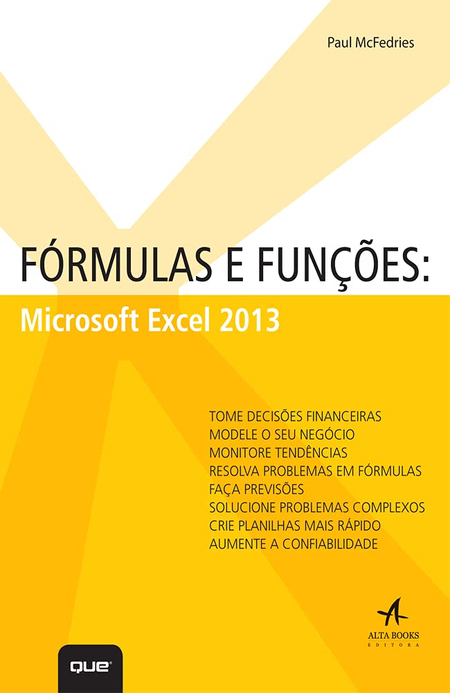 Fórmulas e funções: microsoft excel 2013 baixar livro de graça