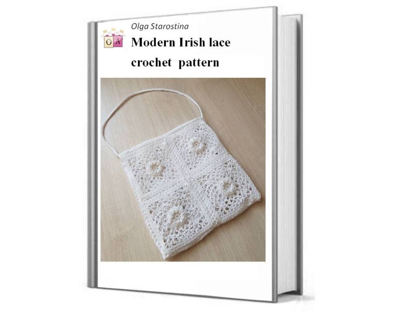 Crochet pattern bag (Modern Irish Crochet Lace Pattern) (English Edition)