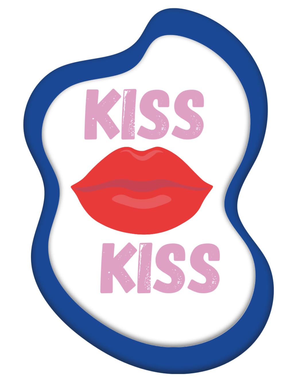 ler totalmente KISS KISS: Minimalist Coffee Table Book, Luxury Guest Book (Airbnb, Salon) & Y2K Room Decor Journal - Red Lips Design (250 Pages, Glossy) (French Edition)