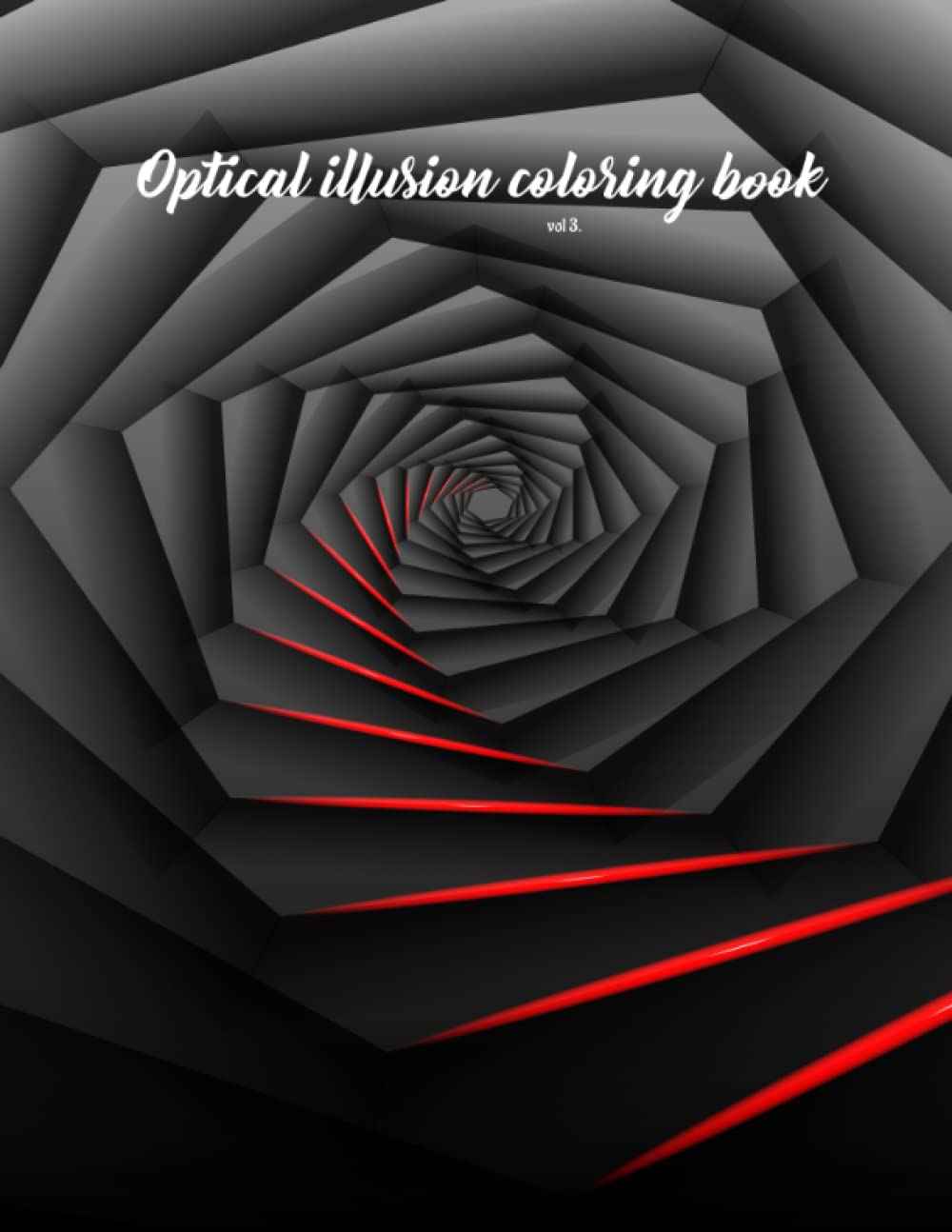 ler totalmente Optical Illusion Coloring Book: 54 fun designs, Large print optical shapes coloring book, Amazing art visual Illusions: Abstract, geometric.:... Drawings for Beginners and Intermediate.