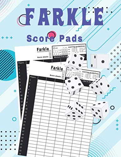 capítulo por capítulo baixar Farkle score pads: Farkel flip card dice game white score keeping records scores To play classic farkle board game with friends