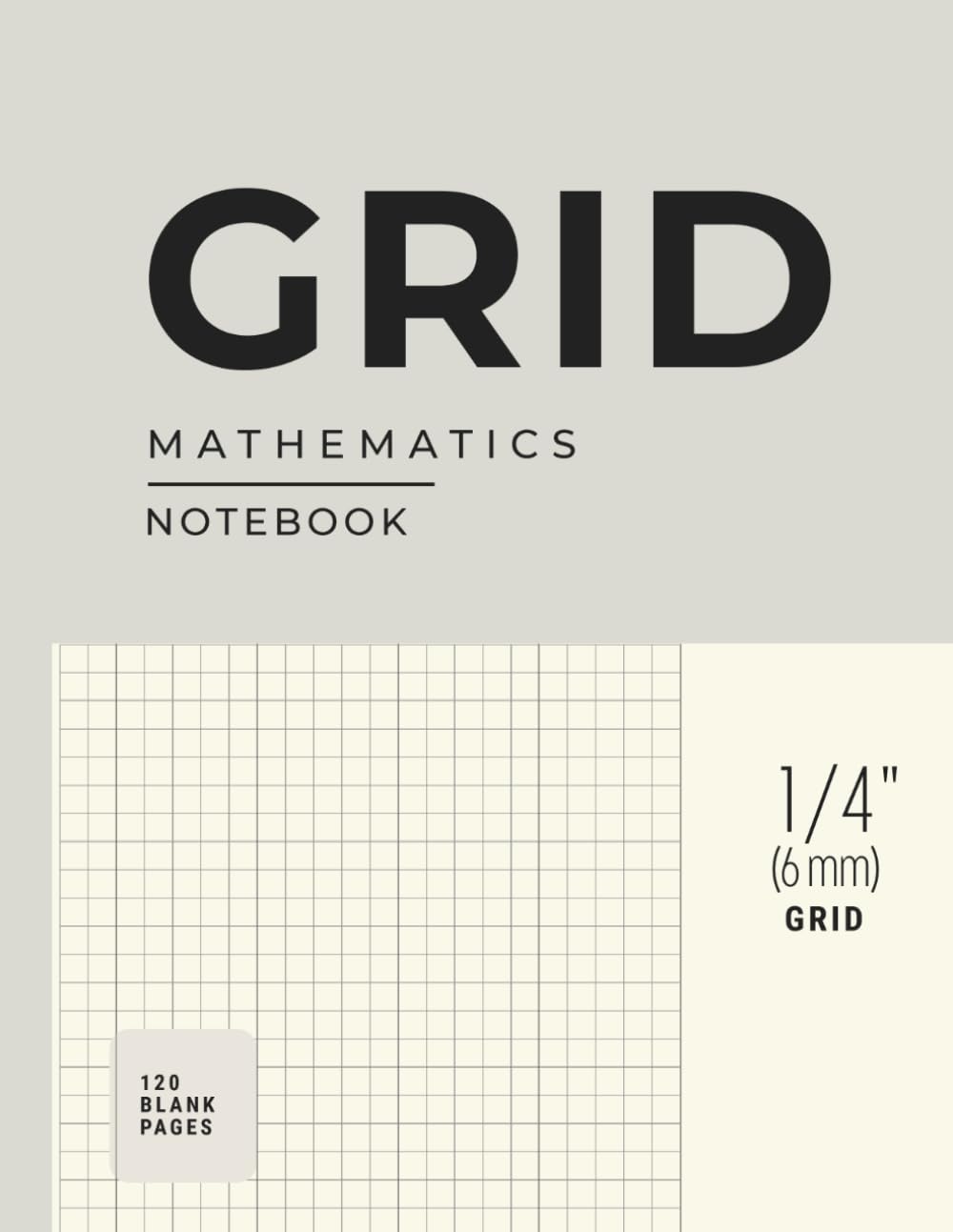 ler totalmente Graph Paper Notebook — 1/4 Inch Grid Ruled, 8.5 × 11 in, 120 Pages: Precise Grid Paper for Math Practice, Geometry, Diagrams, Calculations, School Work & Organized Thinking