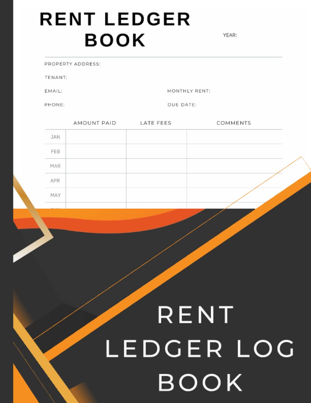 capítulo por capítulo baixar rent ledger | rent ledger log book | 8.5" x 11" | 100 Pages