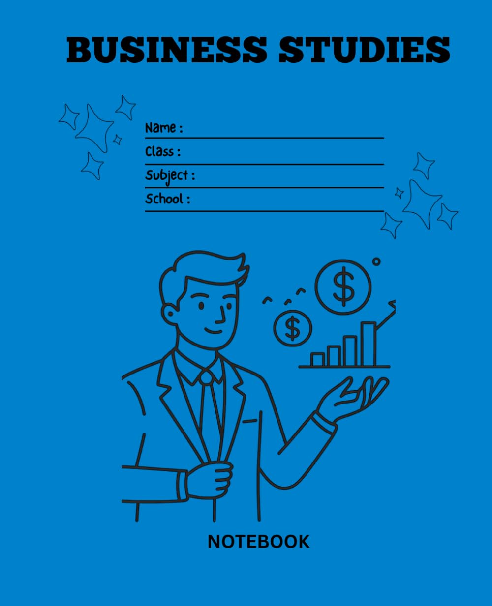 ler totalmente Business Studies Notebook: Management and Entrepreneurship Subject Notebook for Students, Teachers, and Professionals | Lined Notes Pages with Date Section | Soft Cover Exercise Book