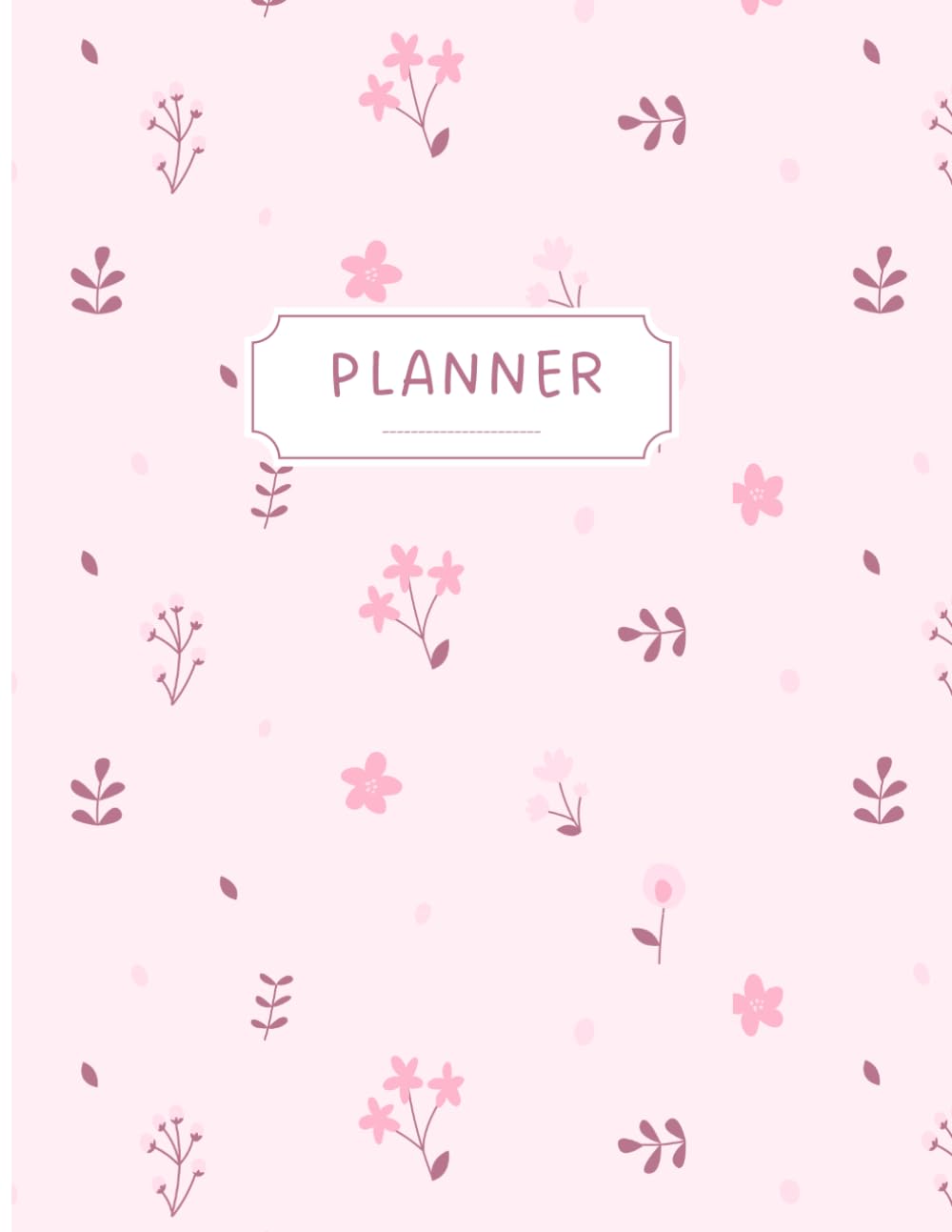 capítulo por capítulo baixar Girly Pink Floral Planner: Daily, Weekly & Monthly Organizer with Travel & Reading Tracker: Aesthetic Feminine Productivity Journal with Goal... & Elegant Floral Designs (Portuguese Edition)