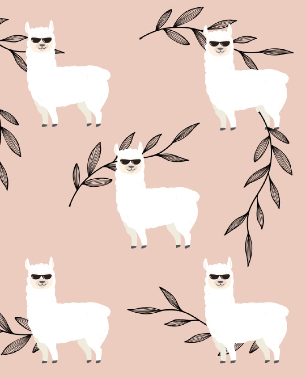 ler totalmente Composition Notebook: Cute Llama College Ruled Notebook or Journal | 7.5" x 9.25" |120 pages| School, Office, Work, Home use