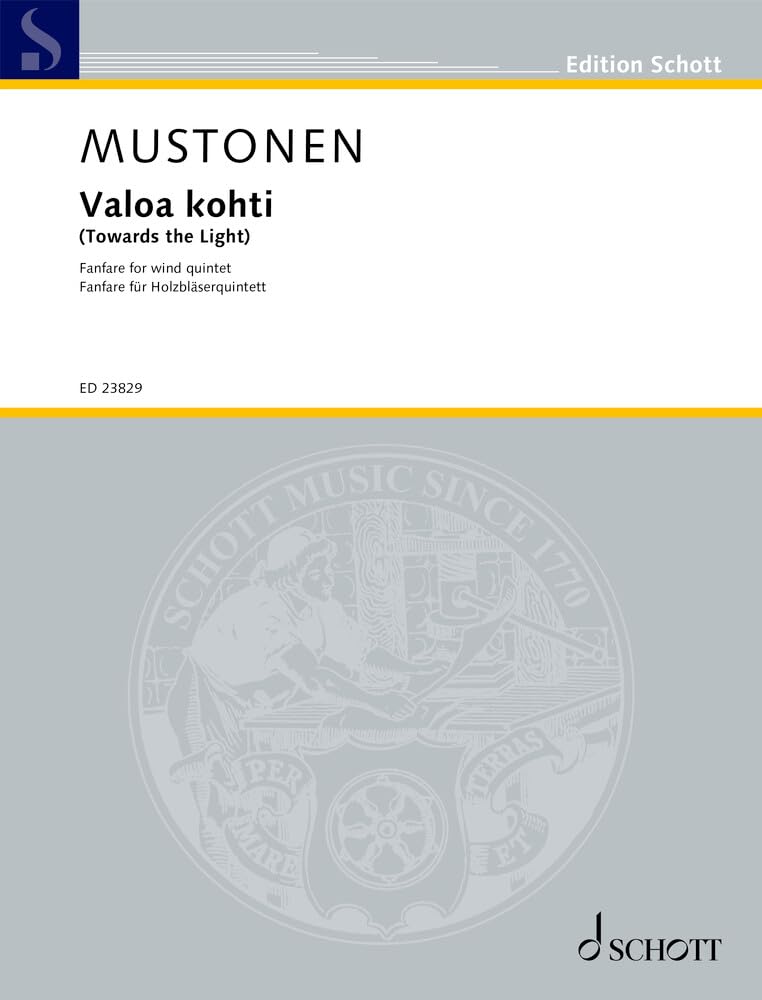 capítulo por capítulo baixar Mustonen: Valoa Kohti (Towards the Light) - Fanfare for Wind Quintet Score and Parts