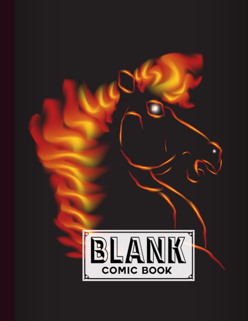 Blank Comic Book: Horse Cover, Draw Your Own Comics - 120 Pages of Fun and Unique Templates - A Large 8.5" x 11" Notebook by Dominik Lutz baixar o livro de graça