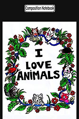 Composition Notebook: Fantasy animals set Journal Notebook Blank Lined Ruled 6x9 100 Pages