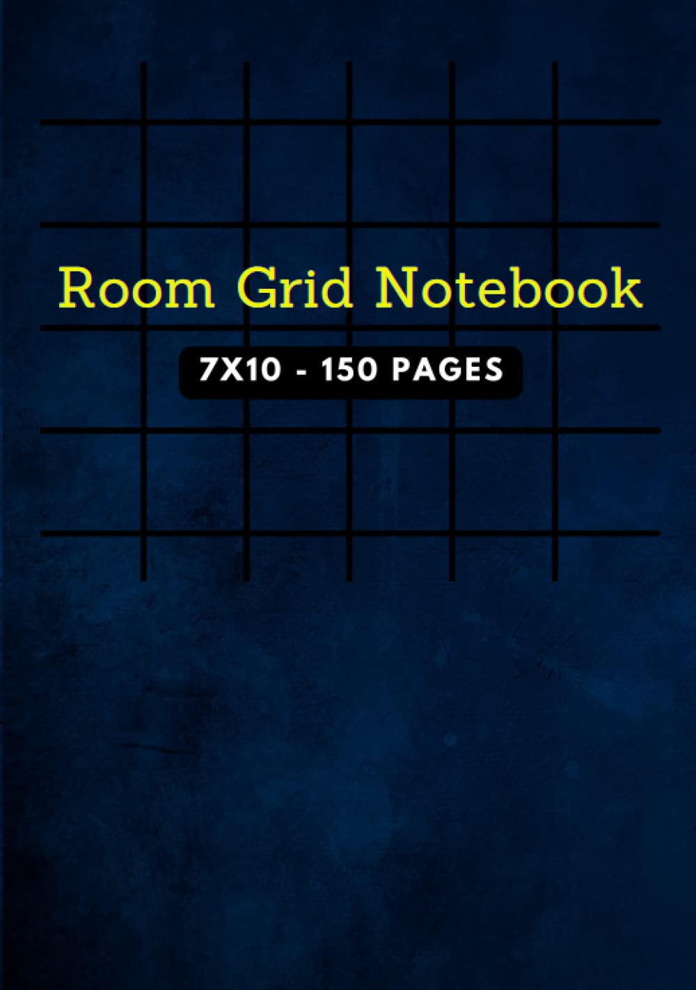 ler totalmente Room Grid Notebook Hardcover - Graph Paper with Numbers: 7x10, 150 Pages, B&W Interior
