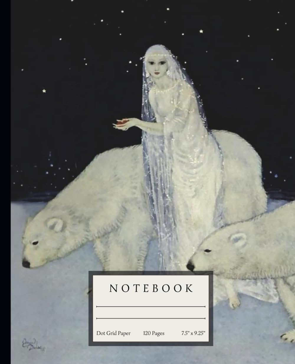 Dot Grid Notebook: 120 Pages, 7.5 x 9.25 in, Ethereal Winter Fantasy Dotted Journal for Bullet Journaling, Sketching, and Creative Planning baixar o livro de graça