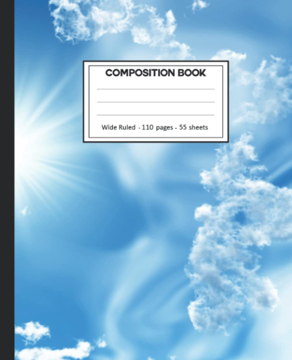 Composition Notebook: Blue Sky College Ruled: 110+ Lined Pages Writing Journal. baixar livro de graça