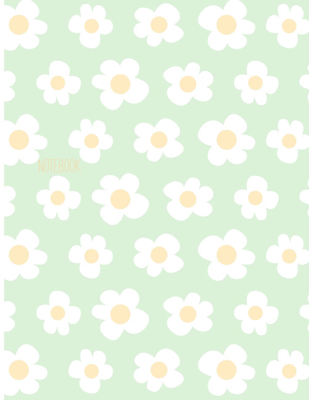 Aesthetic Notebook: Daisy, Aesthetic Notebooks for School, Blank Lined Journal Notebook for Notes, Journaling and Writing, Sage Green Aesthetic baixar o livro de graça