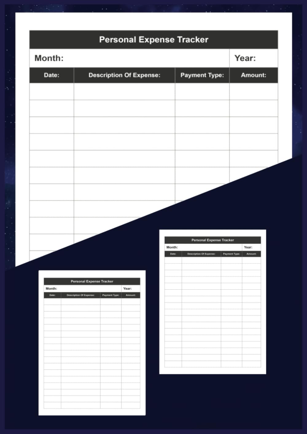 ler totalmente Personal expense tracker: A4 notebook with 110 pages to manage your finances