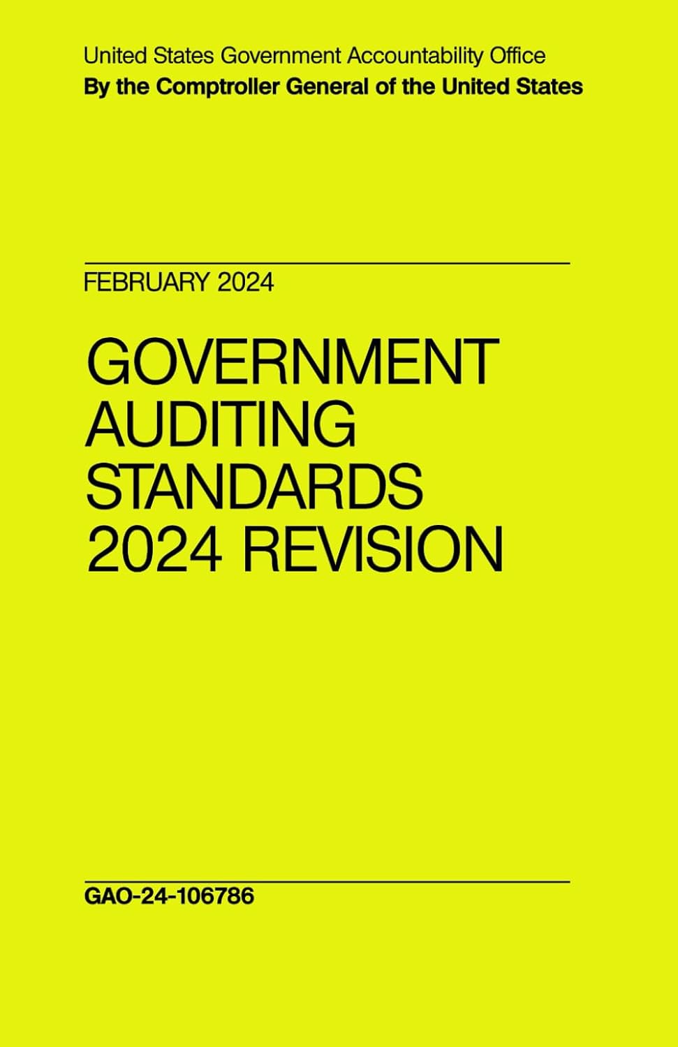 Government Auditing Standards 2024 Revision: Pocket Size - Large Text baixar o livro de graça