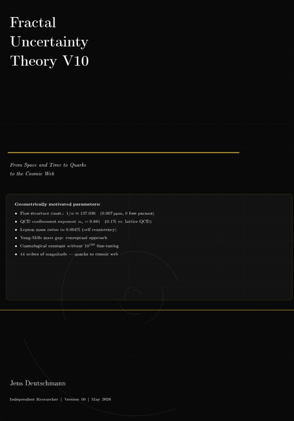 capítulo por capítulo baixar Fractal Uncertainty Theory: From Space and Time to Quarks to the Cosmic Web