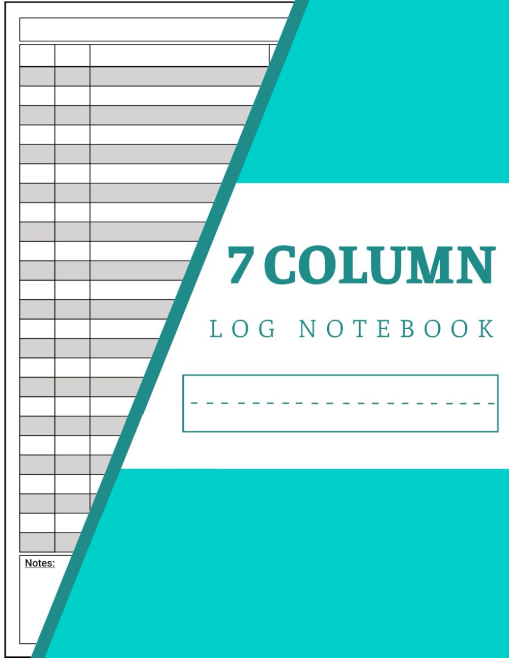 7 Column Notebook: Custom Log Book For Recording Daily Activities baixar livro de graça