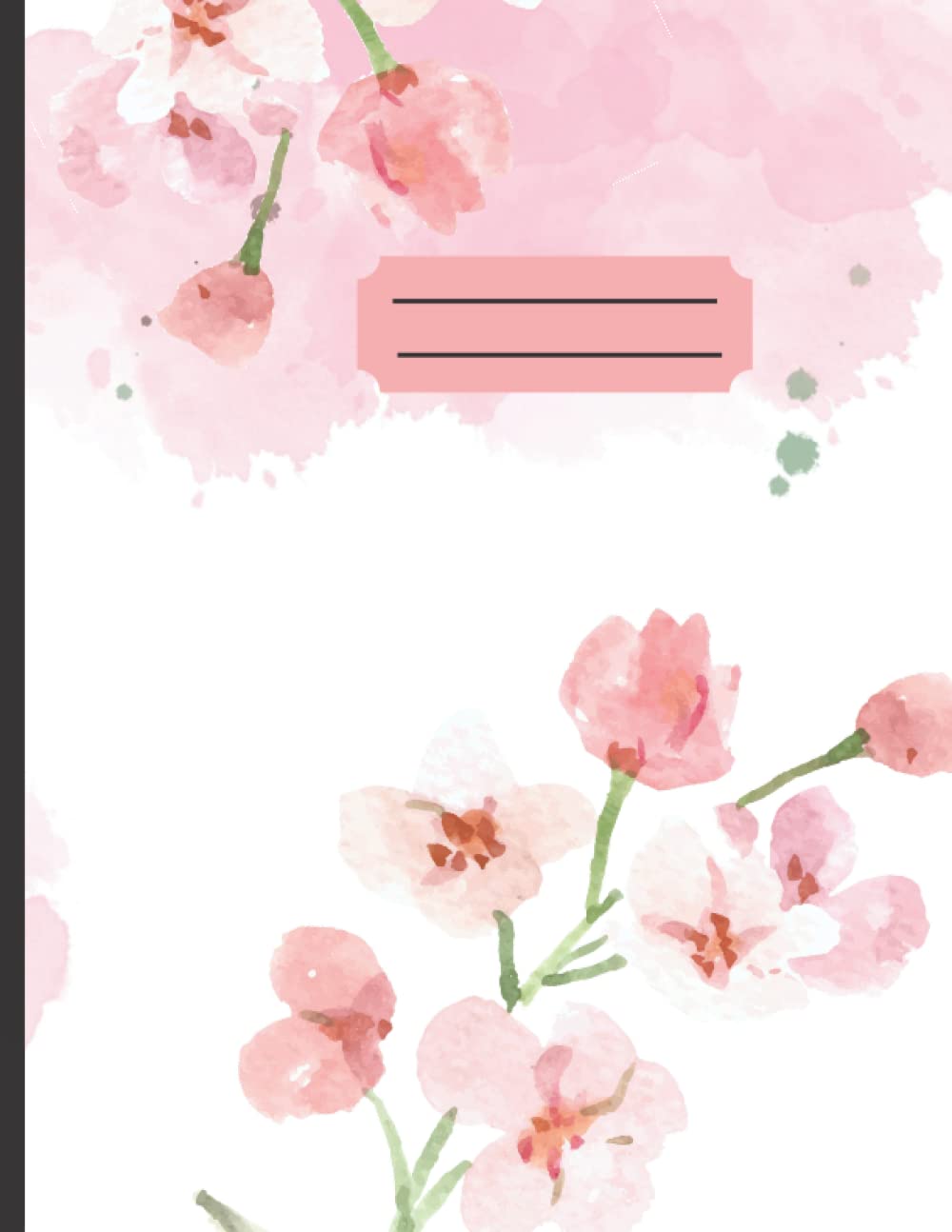 ler totalmente Water Color Floral Wide Ruled Notebook 8.5' x 11.5': Cool Water Color Finish Floral Pattern Notebook, 120 pages, Everyday Writing and Journaling, Floral Lovers Gift