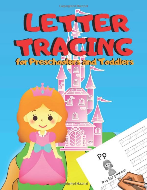 capítulo por capítulo baixar Letter Tracing For Preschoolers and Toddlers: Ages 2-4, 3-5 Homeschool ABC Learning Alphabet Worksheet | Princess Design | Unicorn Coloring Activity Pages