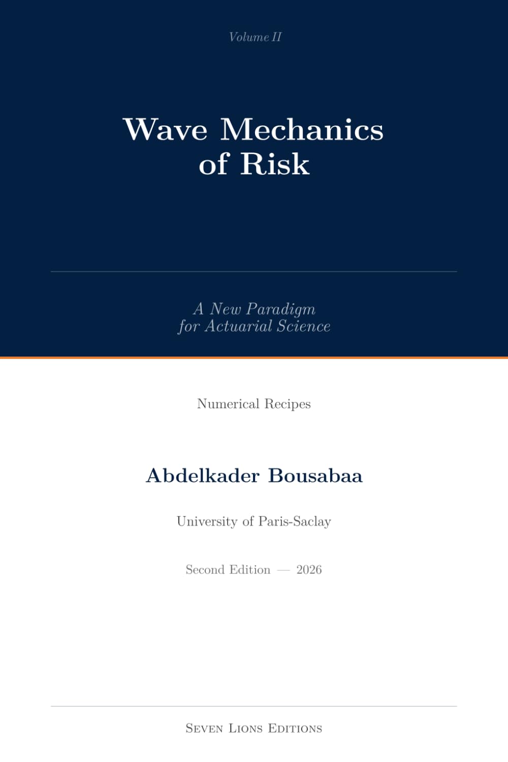 ler totalmente Wave Mechanics of Risk: A New Paradigm for Actuarial Science - Numerical Recipes