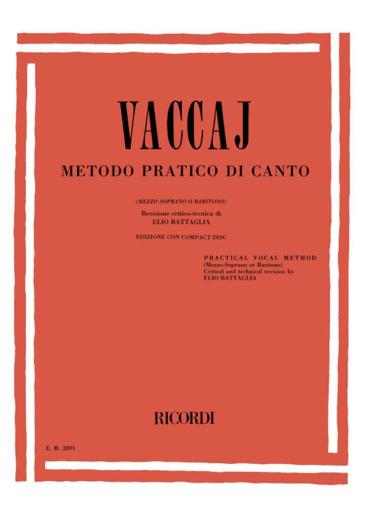 capítulo por capítulo baixar Metodo Practico: Mezzo-Soprano/Baritone - Book/CD: Ariette su Testi di Metastasio, Mezzo Soprano O Baritono, Practical Vocal Method