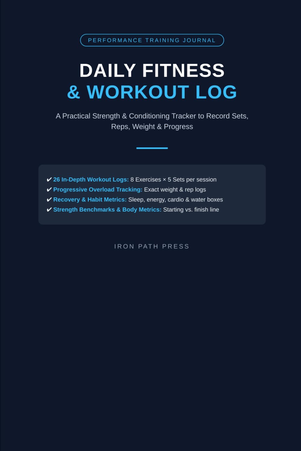 capítulo por capítulo baixar Daily Fitness and Workout Log: A Practical Strength and Conditioning Tracker to Record Sets, Reps, Weight and Progress