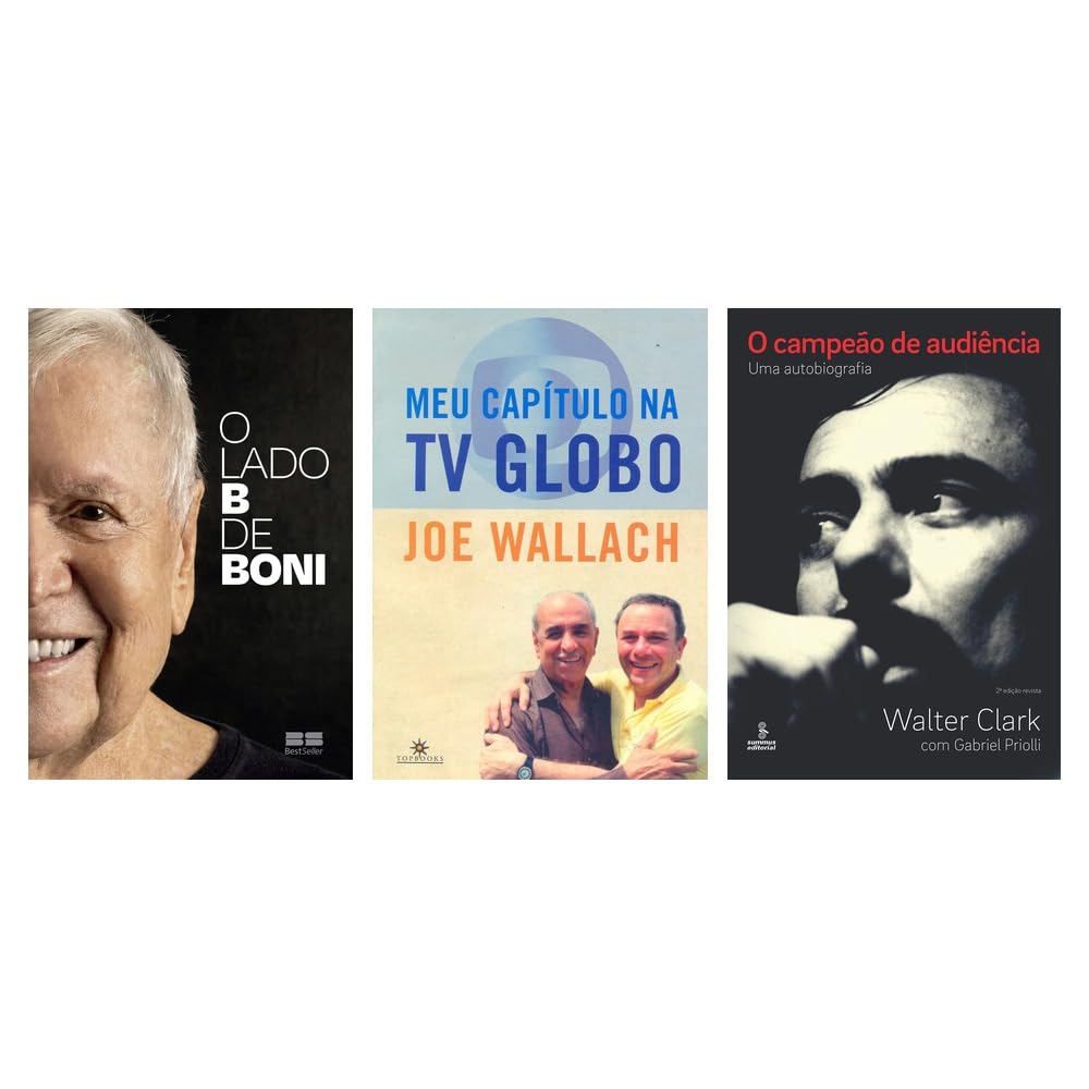 Kit O lado B de Boni + Meu Capítulo na TV Globo + O campeão de audiência baixar o livro de graça