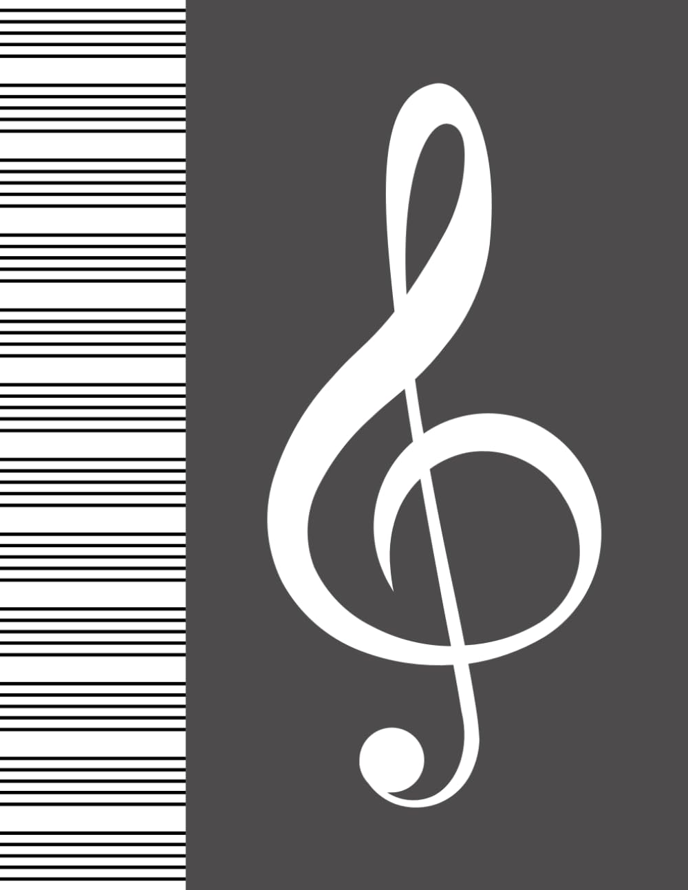 ler totalmente Blank Music Manuscript Paper for Composition (Gray Cover): 12 Staves per Page, 160 Pages, 8.5 x 11 Inches
