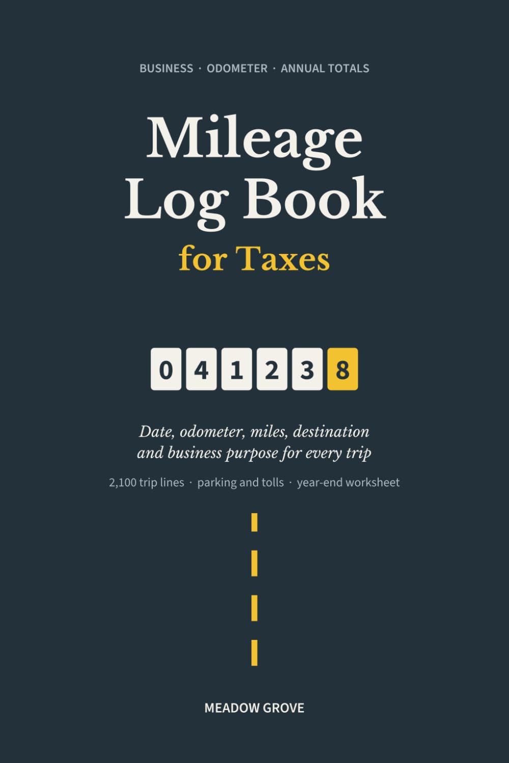 capítulo por capítulo baixar Mileage Log Book for Taxes: Vehicle Mileage Tracker with Business Purpose, Odometer Readings and Annual Totals