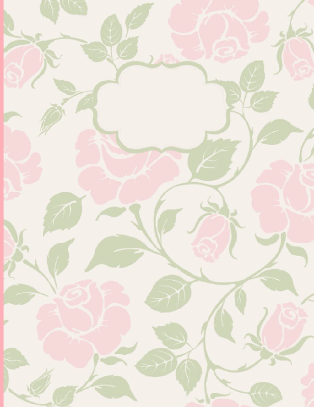 Coquette Journal: Aesthetic, Notebook for School, Blank Lined Notebook for Journaling and Writing, College Ruled, Composition Notebook, Pink Vintage Floral baixar livro de graça