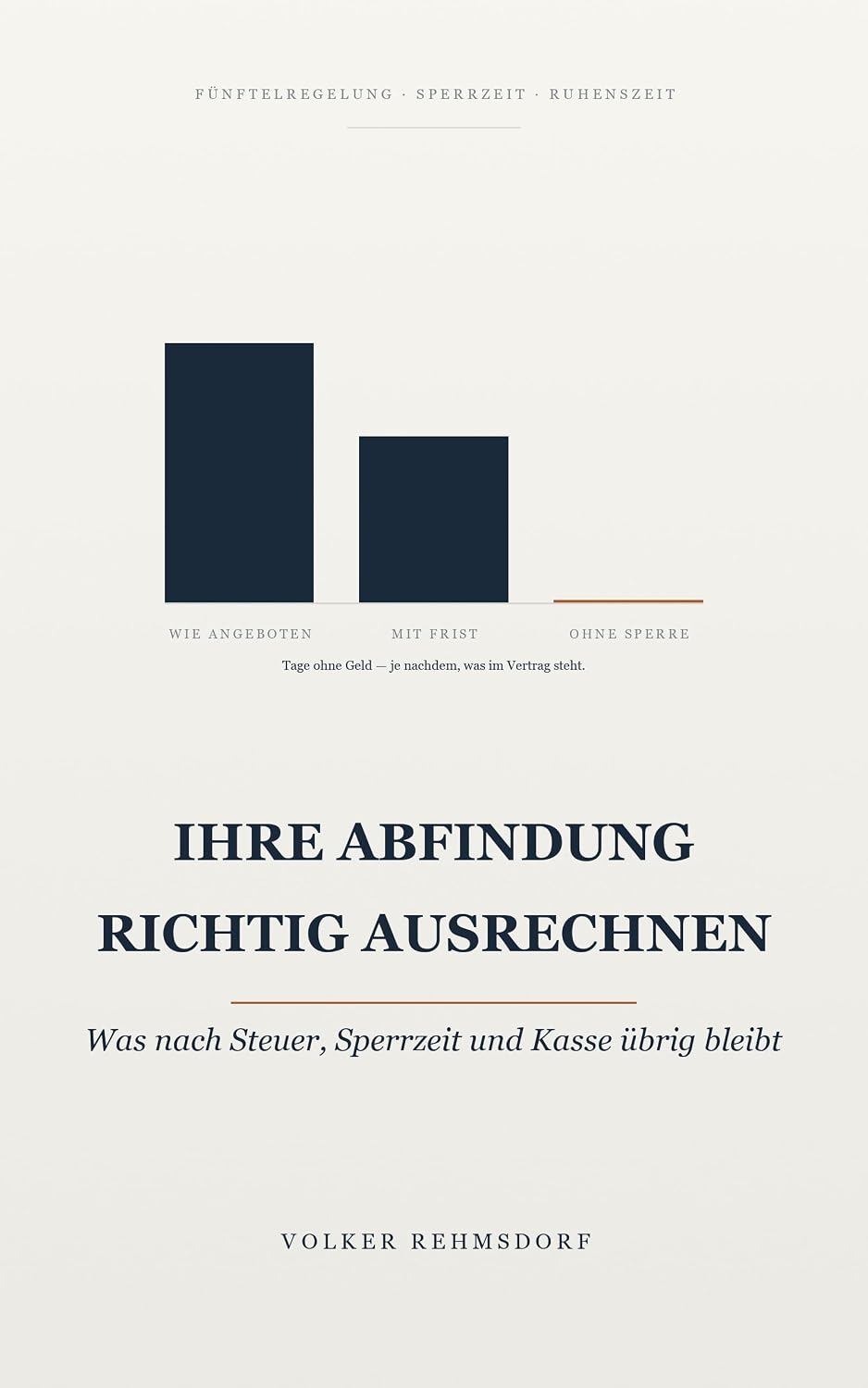 Ihre Abfindung richtig ausrechnen: Fünftelregelung, Sperrzeit und Sozialabgaben Schritt für Schritt — mit allen Tabellen, sechs gerechneten Fällen und... für Ihren eigenen Fall (German Edition) baixar livro de graça