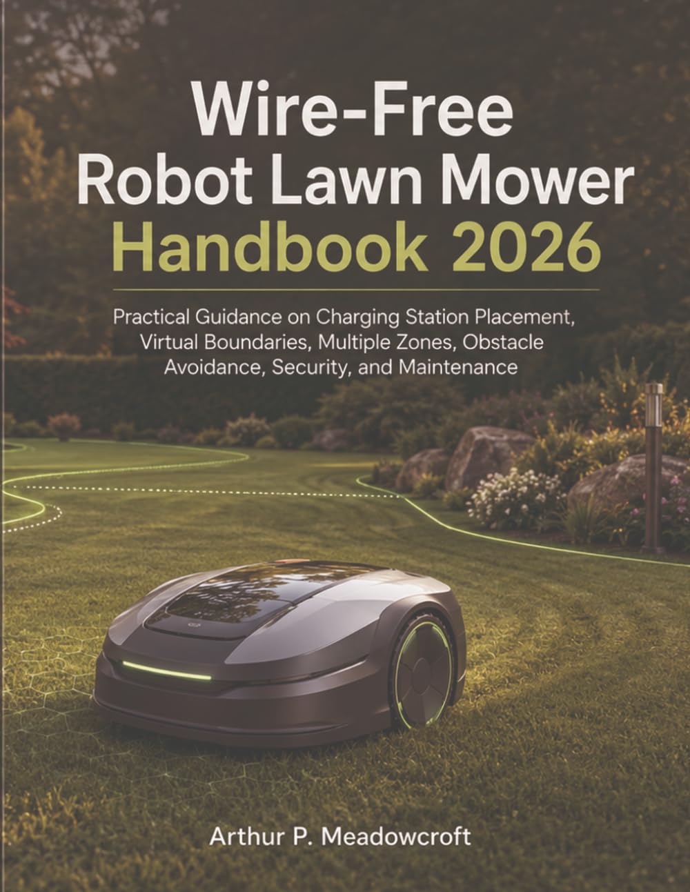ler totalmente Wire-Free Robot Lawn Mower Handbook 2026: Practical Guidance on Charging Station Placement, Virtual Boundaries, Multiple Zones, Obstacle Avoidance, Security, and Maintenance