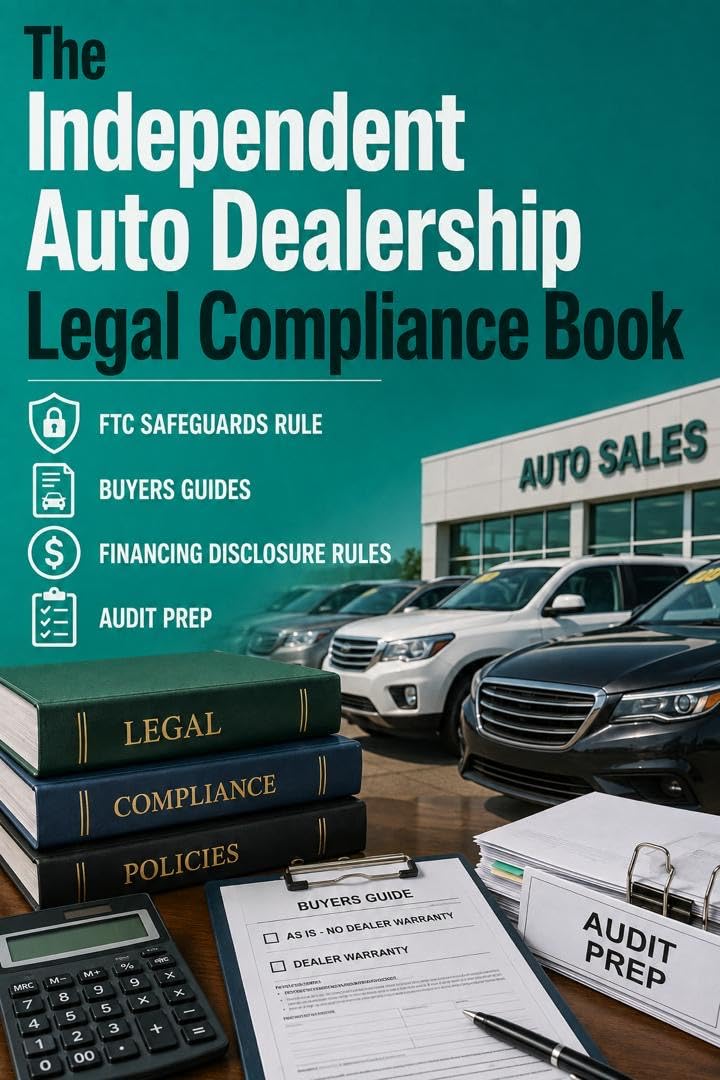 The Independent Auto Dealership Legal Compliance Book: FTC Safeguards Rule Buyers Guides Financing Disclosure Rules and Audit Prep (English Edition) baixar o livro de graça